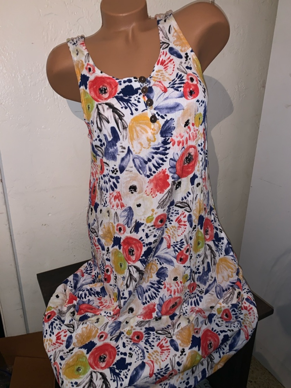 Water silly Floral Dress Small